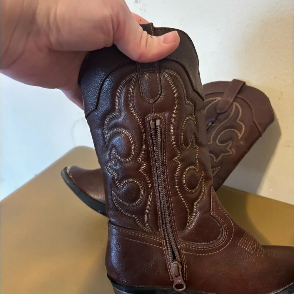 Cat & Jack Brown Kids Boots